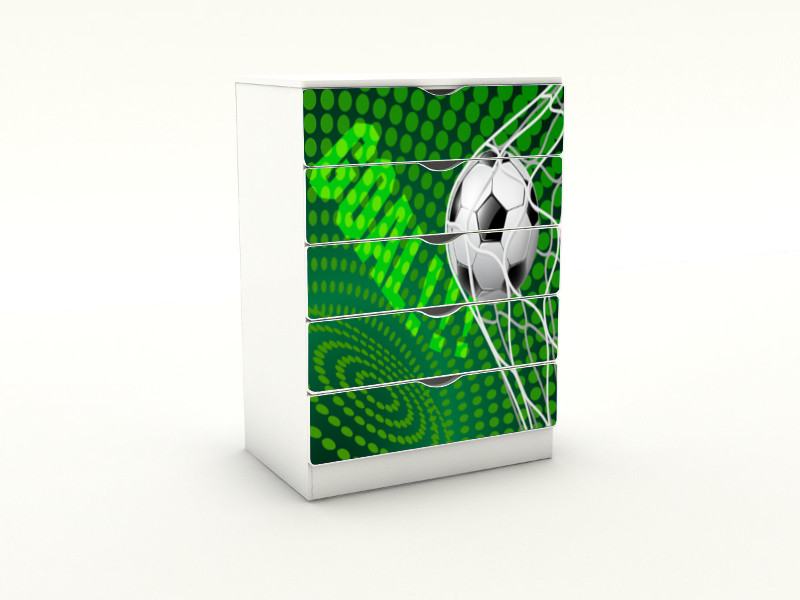 Becks komoda Futbal zelený